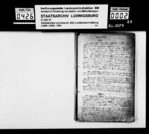 Beiträge des [Konrektors] Karl Pfaff [aus Esslingen] zur Geschichte der Fürsten von Hohenlohe
