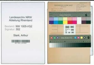 Entnazifizierung Arthur Stark , geb. 27.10.1905 (Bergmann)