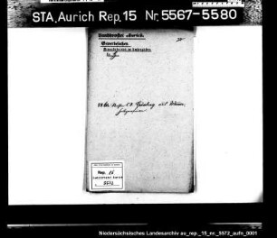Hausierkonzessionen und -gesuche: Nathan A. Grünberg aus Weener, Photograph