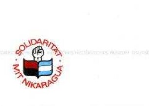 Ersttagsbrief ohne Marken und Stempel zur Solidarität mit Nikaragua