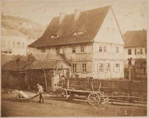 Alte Pfarre, Bachseite : Dresden-Loschwitz. Alte Pfarre