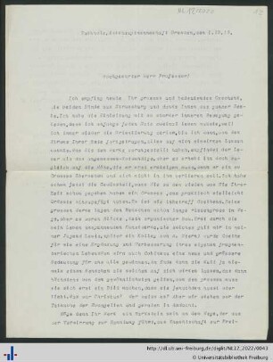 Brief, 01.12.1913