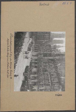 Thronbesteigung S.M. des Königs Ludwig III (früher Westfront, Blatt 1804-1807): Anfahrt S.M. des Königs zum Rathaus
