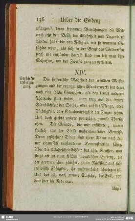 Verstärkte Ueberzeugung