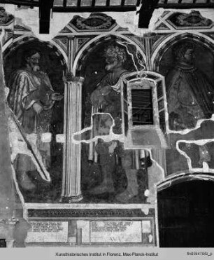 Freskenzyklus in der Sala degli Imperatori : Nordwand