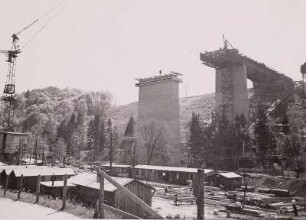 Nossen, Reichsautobahn, Brückenbau, 1935/1936