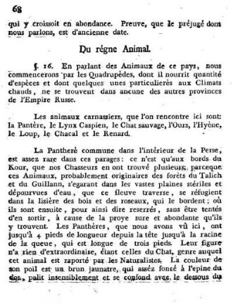 § 16. Du régne animal