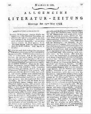 Elsner, Christoph Friedrich: Ein paar Worte über die Pocken und über die Inoculation derselben. - Königsberg : Hartung, 1787