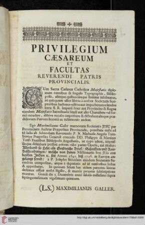 Erster Theil: Von Anno 1642 biß 1687