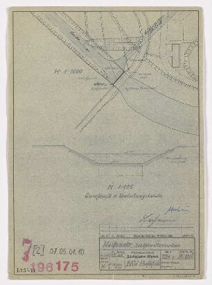 Neißewehr, Sohlschwelleneinbau