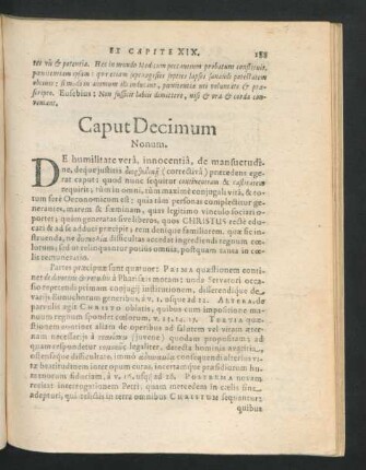 Caput Decimum Nonum.