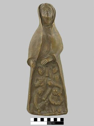 Bronzeplastik Schutzmantelbarbara
