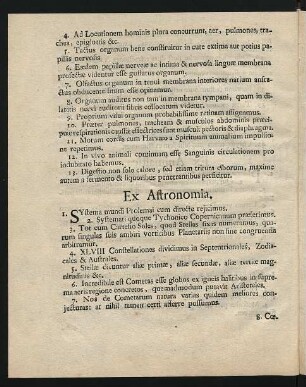 Ex Astronomia