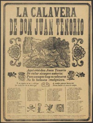 La calavera de Don Juan Tenorio