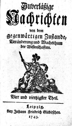 Vier und viertzigster Theil.