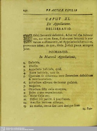 Caput. XI. De Appellatione