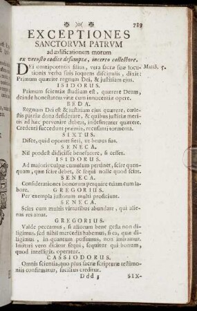 Exceptiones Sanctorum Patrum
