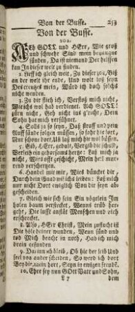 Von der Busse. - Von der Rechtfertigung.