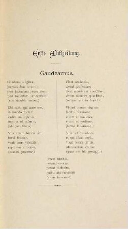 Philisterkneipe am 4. März 1882.