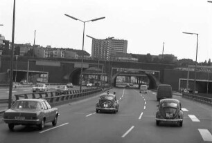 Berlin: Stadtautobahn; Unterführung Westkreuz