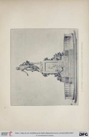V. Tilgner's umgeänderter Entwurf zum Mozart-Denkmal