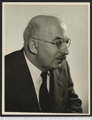 Porträtaufnahme Arnold Zweig