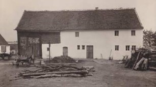 Fischweiherstraße 13. Bauernhaus, teil-. Schindelbekleidung