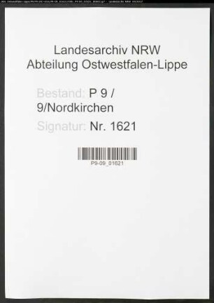 Sterberegister Standesamt Nordkirchen