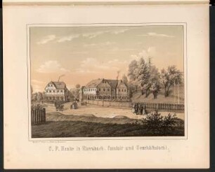 C. F. Henke in Ebersbach. Comptoir und Geschäftslocal