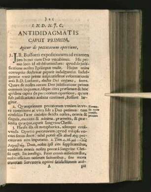 [Caput Primum - Caput Undecimum.]