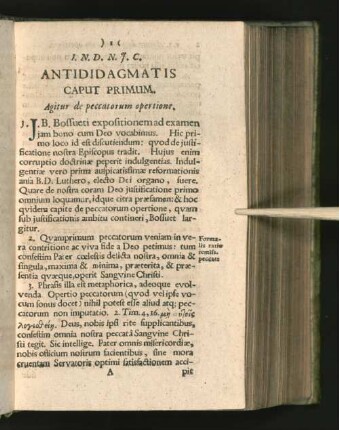 [Caput Primum - Caput Undecimum.]