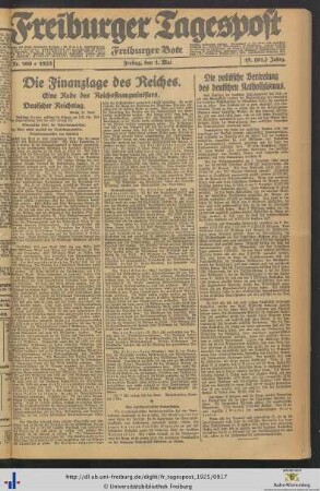 Nr. 100-124 (Mai 1925)