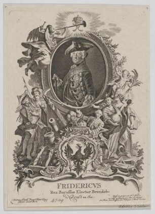 Bildnis des Fridericus II., Rex Borussia