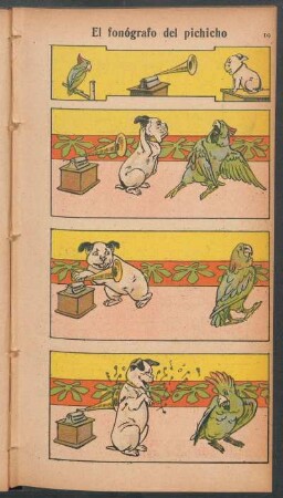 El fonógrafo del pichicho - [Cómic]