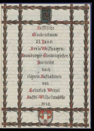 Bd. 25: Kreis Wolfhagen: Naumburger Glockengießer