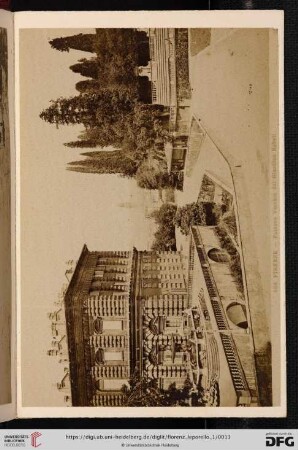 406. Firenze. Palazzo Vecchio dal Giardino Beboli