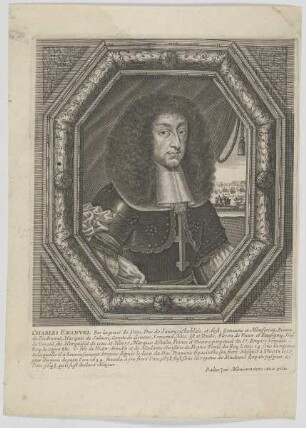 Bildnis des Charles Emanvel II., Herzog von Savoyen