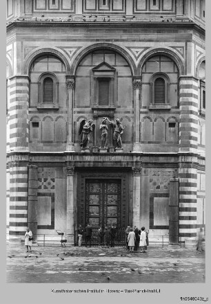San Giovanni, Baptisterium, Ostfassade, Florenz