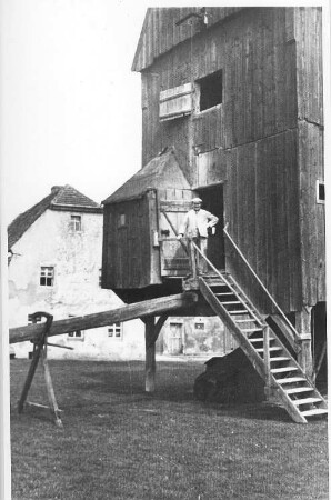 Bockelwitz-Leuterwitz. Bockmühle, Teilansicht, Repro