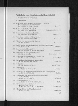 Wirtschafts- und Sozialwissenschaftliche Fakultät