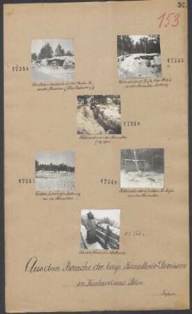 Feldwache der 1./1. Schw. R. Regts. an der Komaika