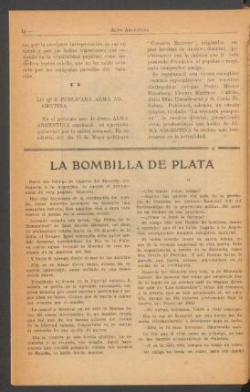 La bombilla de plata
