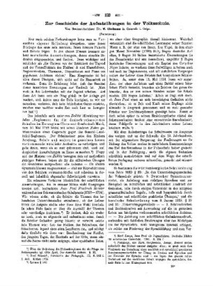 Zur Geschichte der Aufsatzübungen in der Volksschule : (Fortsetzung)