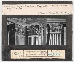 Florenz: Baptisterium, Kapitelle innen und außen