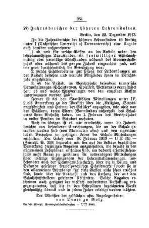 Jahresberichte der höheren Lehranstalten : [E. Höhere Lehranstalten für die männliche Jugend]