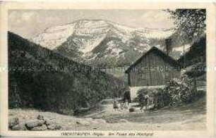 Berghütte bei Oberstaufen im Allgäu