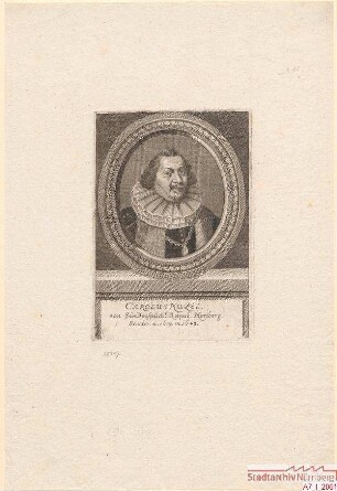 Karl (auch Hans Carl) Nützel, Ratsherr; geb. 1600; gest. 1643
