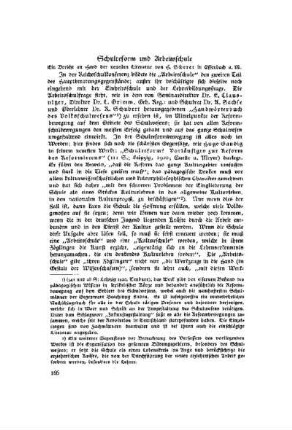Schulreform und Arbeitsschule