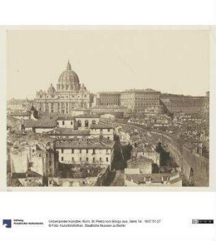 Rom, St. Pietro vom Borgo aus