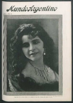 Esperanza Iris, primera tiple de la compañía de operetas vienesas del teatro Avenida [Fotografía]